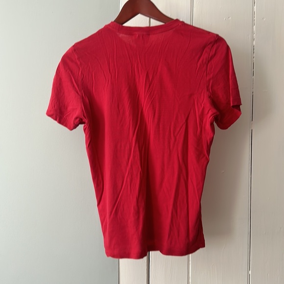 Frank and Oak Red Tee Sz XS/S - Picture 3 of 3